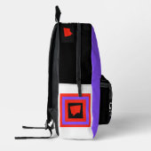 Imprimé D'Maglio et le sac à dos - Le réel (Gauche)