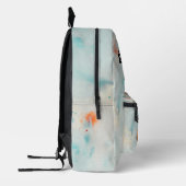 Imprimé D'où venez-vous? sac à dos (Gauche)