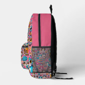 Imprimé Drôle Vibrant Cat Motif sac à dos (Droite)