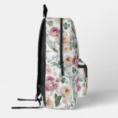 Imprimé Élégant sac à dos floral (Gauche)