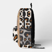 Imprimé Empreinte de léopard Lefty sac à dos avec Monogram (Droite)