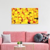 Imprimé en toile de canards en caoutchouc jaune (Insitu(Salon))