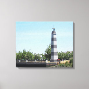 Imprimé en toile - Phare du port de Suisun (hrz)