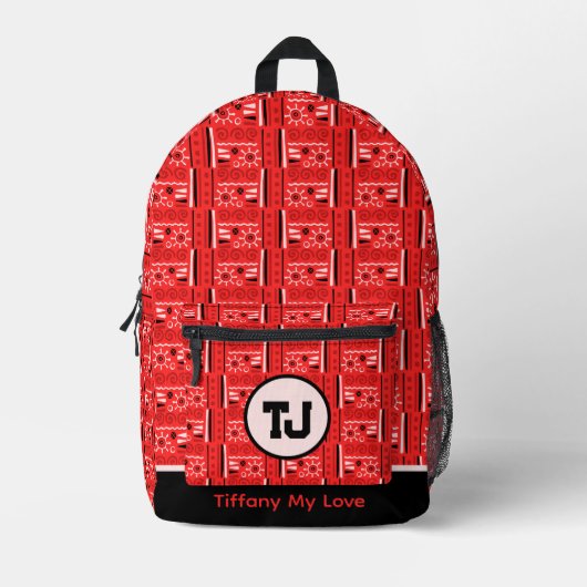 Imprimé Équipe tendance Retour À L'École Sac À Dos De L'En (Recto)