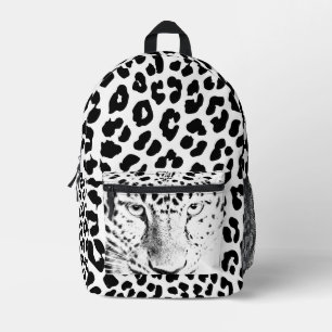 Imprimé Fascinant sac à dos Feline-Empreinte de léopard