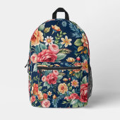 Imprimé Filles mignonne sac à dos mode, fleurs sac à dos (Recto)