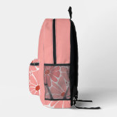 Imprimé Fleur en style - Sac à dos tout-sur-impression flo (Droite)