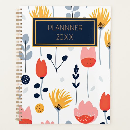 Imprimé floral minimaliste (Devant)