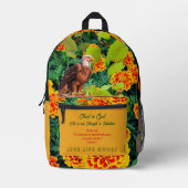 Imprimé Foi Motivations inspirationnelles Sac à dos imprim (Recto)