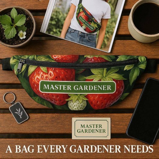 Imprimé fraise de Master Gardener 