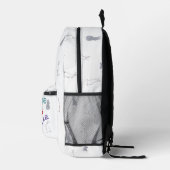 Imprimé Gentil Capable Intelligent Aimé - Sac à dos person (Droite)