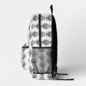 Imprimé Hibou (blanc) - Sac à dos (Droite)