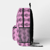 Imprimé Hibou (rose) - Sac à dos (Droite)