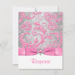 IMPRIMÉ - Hiver Wonderland Bat mitzvah RSVP