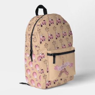Imprimé I Love Paris Print Cut Sew sac à dos