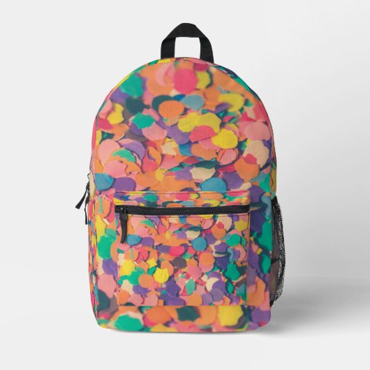 Imprimé Image colorée sur sac à dos (Recto)