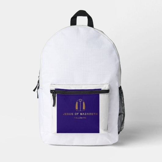 Imprimé Jésus-Christ de Nazareth sac à dos suivez-moi (Recto)