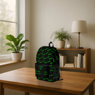 Imprimé Jeu d'arcade personnalisé sur sac à dos