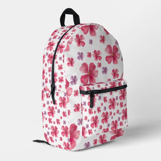 Imprimé Joli sac à dos à fleurs (Coin arrière gauche)