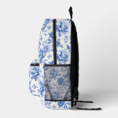 Imprimé Joli sac à dos Floral bleu (Droite)