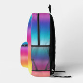 Imprimé Joli sac à dos pour fille arc-en-ciel personnalisa (Droite)