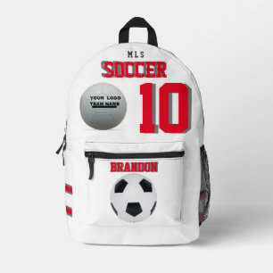 Imprimé joueur, nom du numéro nom de l'équipe Sac à dos so
