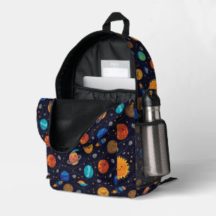 Imprimé Joyeux sac à dos Planètes #3