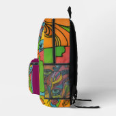 Imprimé Le sac à dos funky (Droite)
