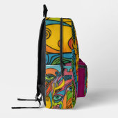 Imprimé Le sac à dos funky (Gauche)