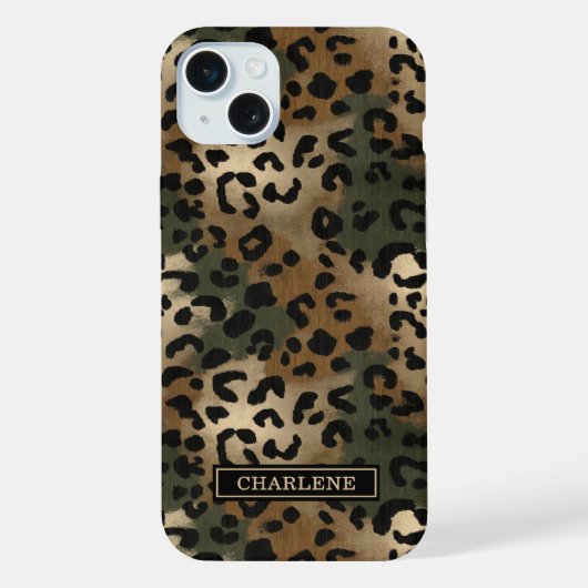 Imprimé Léopard Camo Monogrammé (Verso)