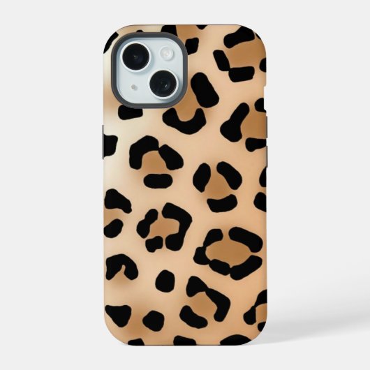 Imprimé léopard iPhone 15 (Verso)