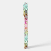 Imprimé léopard iridescent pastel monogrammé (Côté gauche)