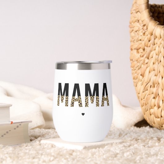 Imprimé léopard maman Typographie Cadeaux pour mam (Salon)
