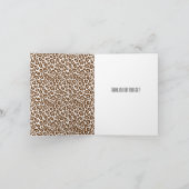 Imprimé léopard Merci (Intérieur)