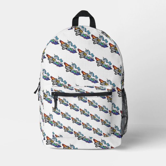 Imprimé Licorne Sac à Dos Sorry not Sorry (Recto)