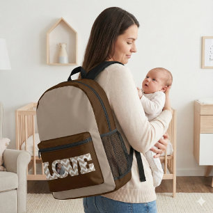 Imprimé Love Photo sac à dos