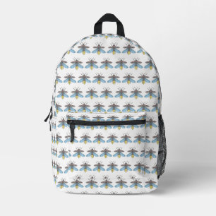Imprimé Luciole (blanc) - Sac à dos