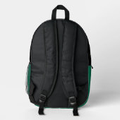 Imprimé Mexique, sac à dos vert, drapeau mexicain / patrio (Verso)