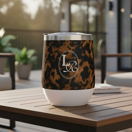 Imprimé Moderne de Monogramme Tortue