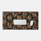 Imprimé Moderne Monogramme Écailles de Tortue (Clavier et souris)