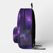 Imprimé Monogramme Girly Stars Galaxy sac à dos (Droite)