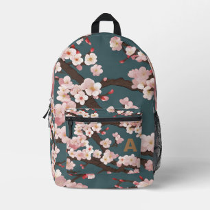 Imprimé Monogramme personnalisé sac à dos japonais d'éléga