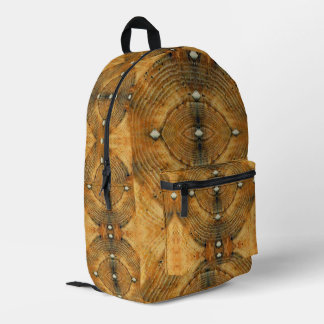 Imprimé Motif de sol étouffé dans sac à dos Golden Browns