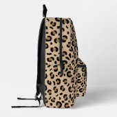 Imprimé Mots d'affirmation Cheetah Imprimer sac à dos (Gauche)