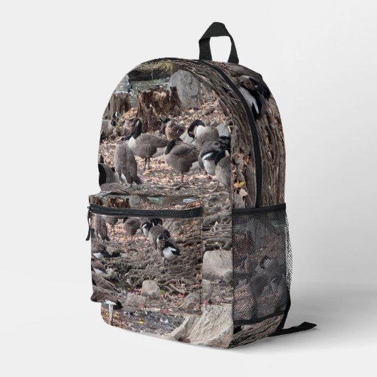 Imprimé Oies dans le sac à dos du parc (Coin arrière droit)