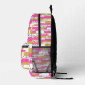 Imprimé Paint the Day : Abstrait sac à dos chic (Droite)
