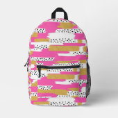 Imprimé Paint the Day : Abstrait sac à dos chic (Recto)