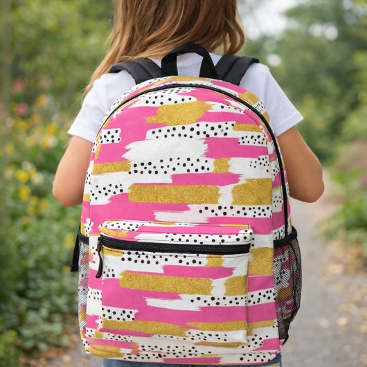 Imprimé Paint the Day : Abstrait sac à dos chic