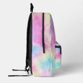 Imprimé Pastel Tie teinture sac à dos personnalisable (Gauche)