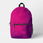 Imprimé Pink Purple Gradient sac à dos - Personnalisable (Recto)